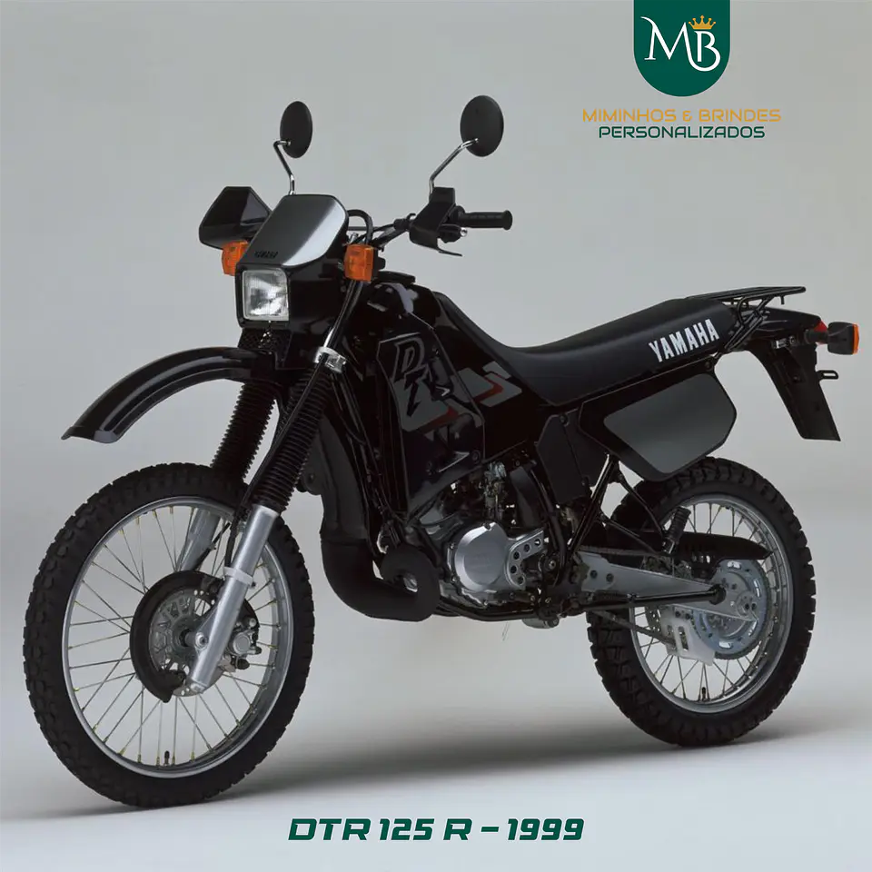 KIT AUTOCOLANTE DTR 125R - 1999 PRETO 1