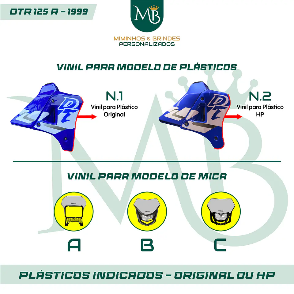 KIT AUTOCOLANTE DTR 125R - 1999 PRETO 3