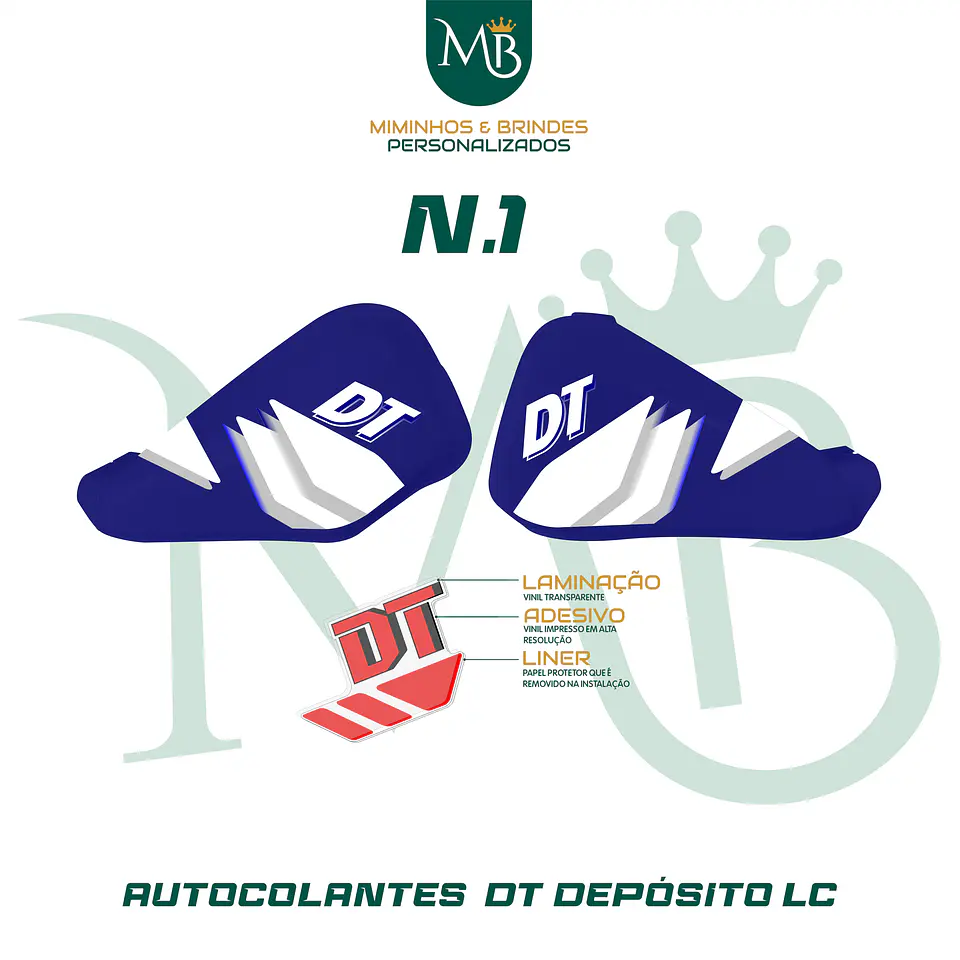 KIT AUTOCOLANTE DEPÓSITO DT LC 50 2