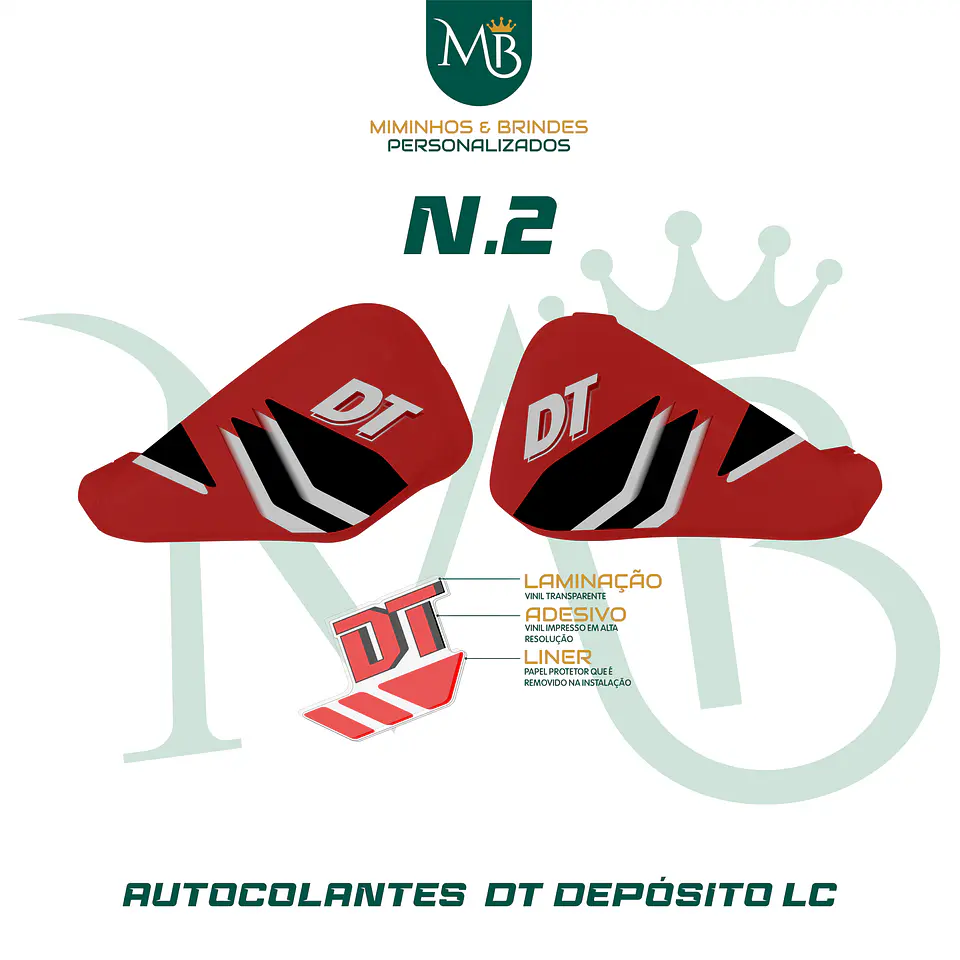 KIT AUTOCOLANTE DEPÓSITO DT LC 50 4