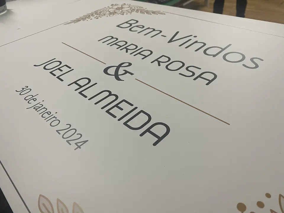 Placa Boas-Vindas 1