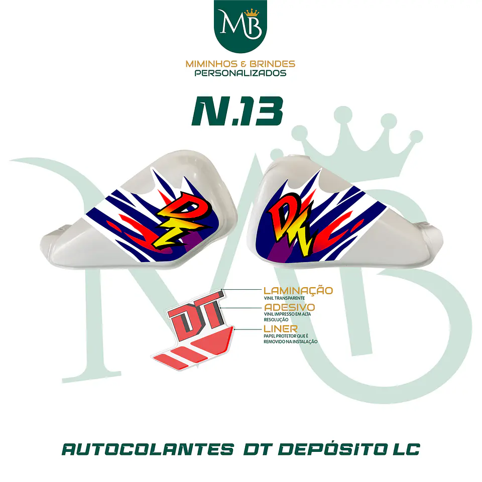 KIT AUTOCOLANTE DEPÓSITO DT LC 50 26