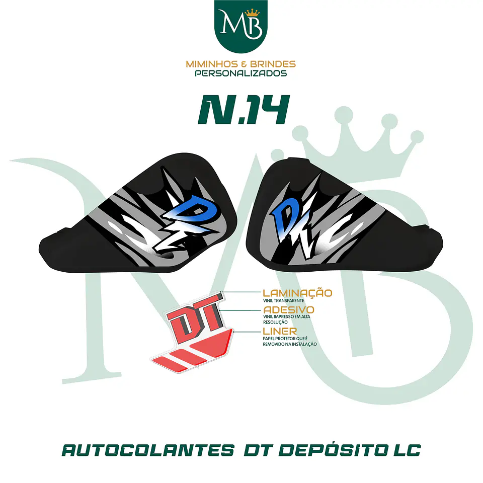 KIT AUTOCOLANTE DEPÓSITO DT LC 50 28