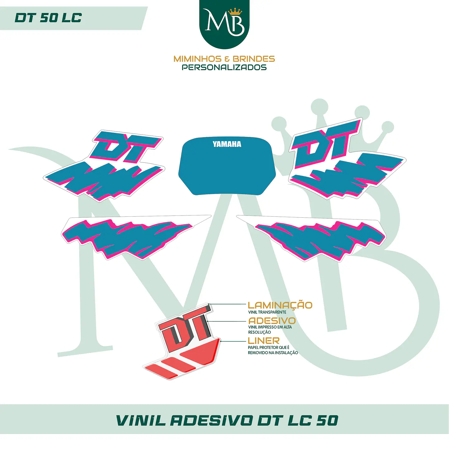 Kit de Autocolantes para DT LC 50 Completo 02 2