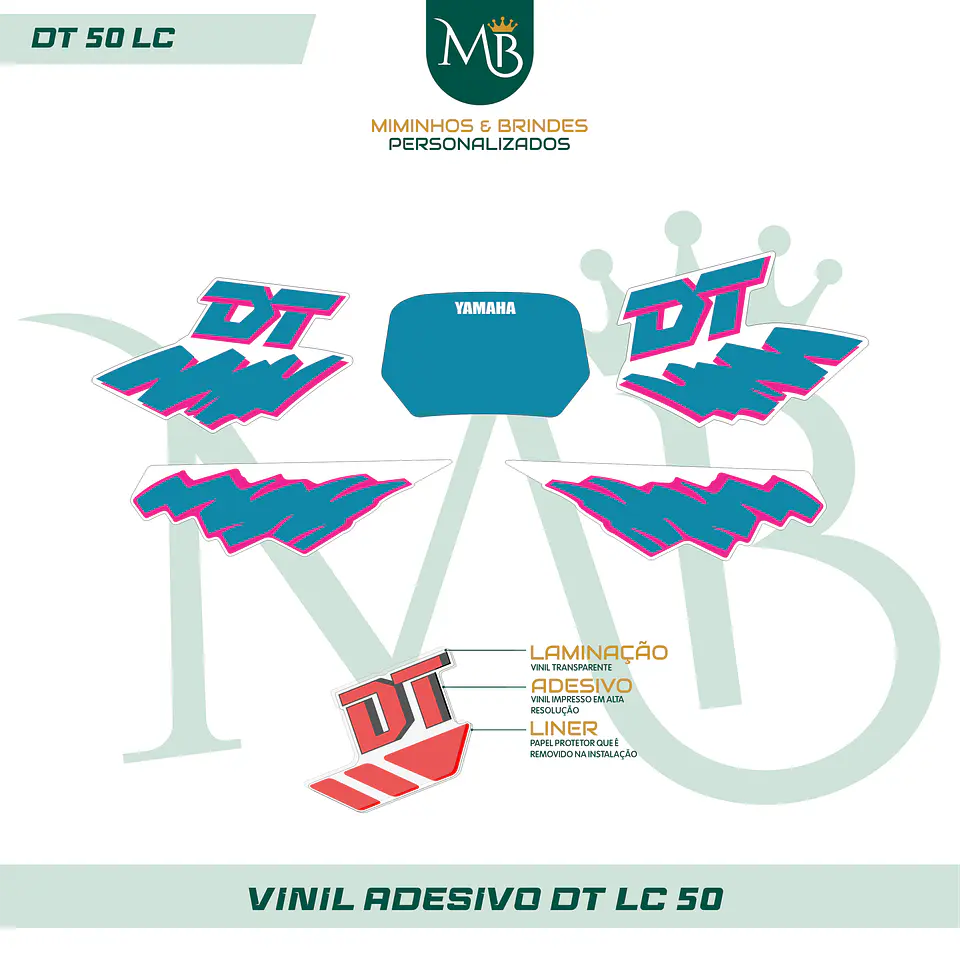 Kit de Autocolantes para DT LC 50 Completo 02 2
