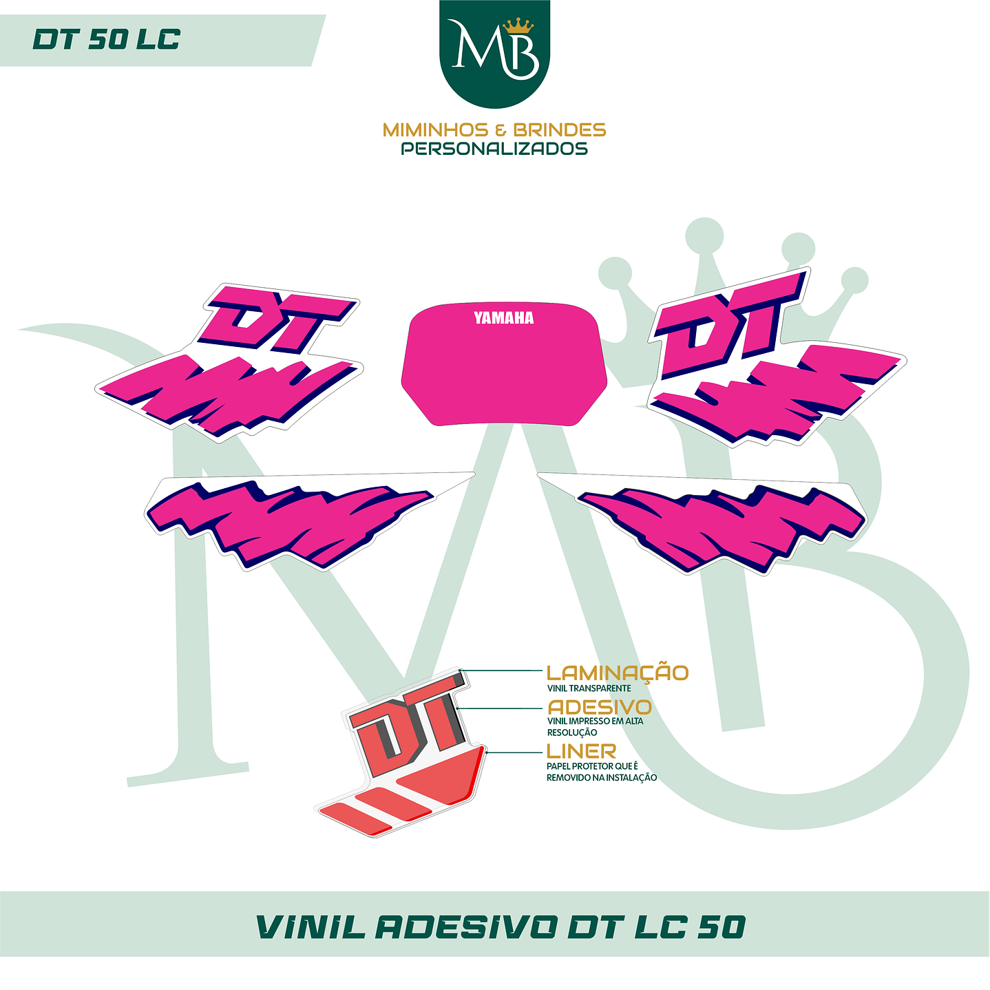 Kit de Autocolantes para DT LC 50 Completo 03 2