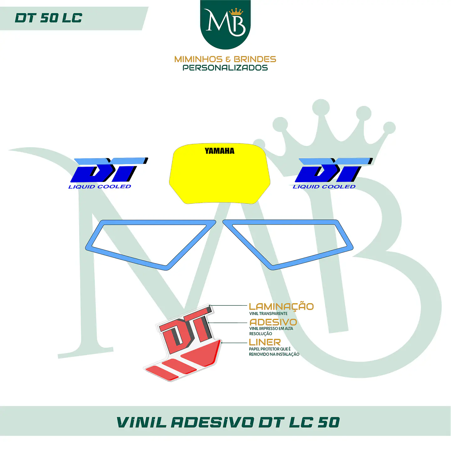 Kit de Autocolantes para DT LC 50 Completo 04 2