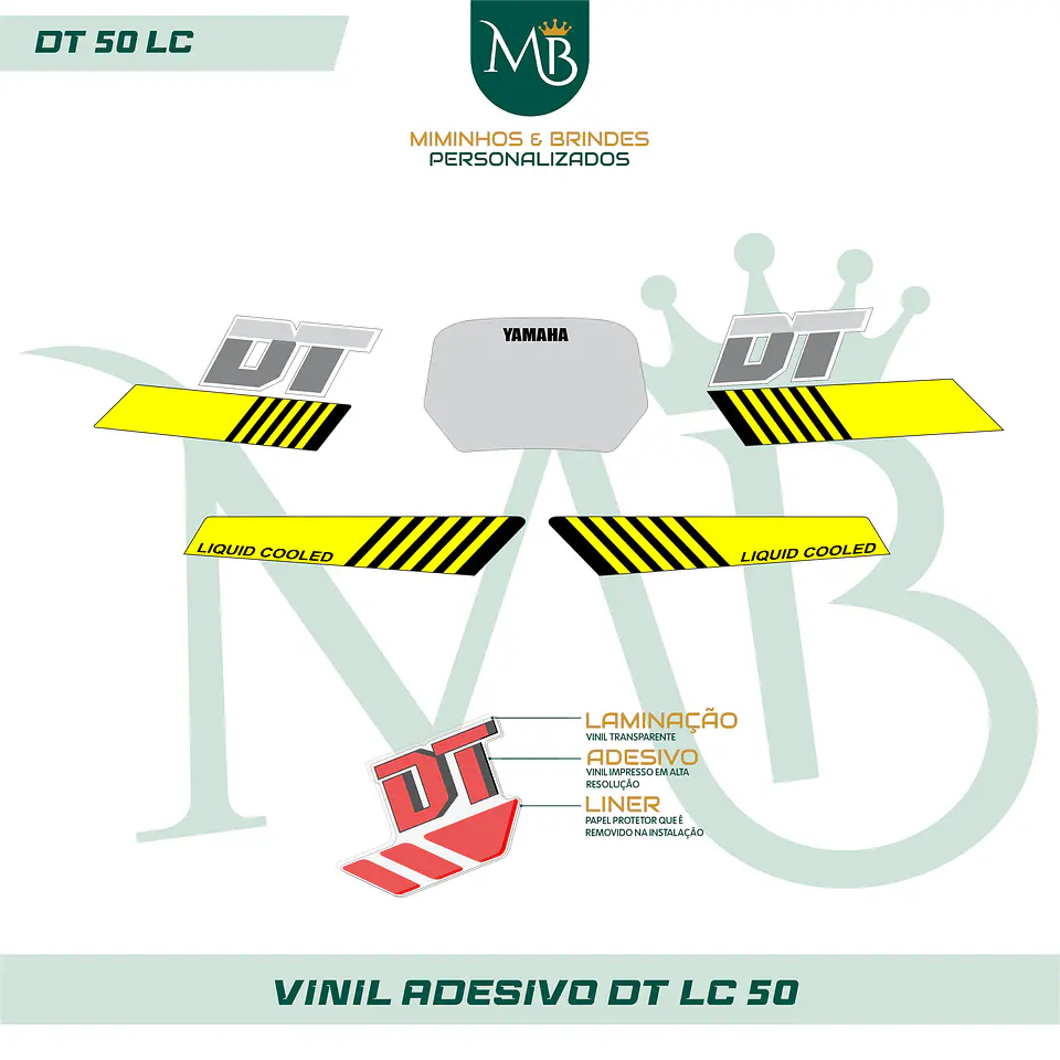 Kit de Autocolantes para DT LC 50 Completo 05 2