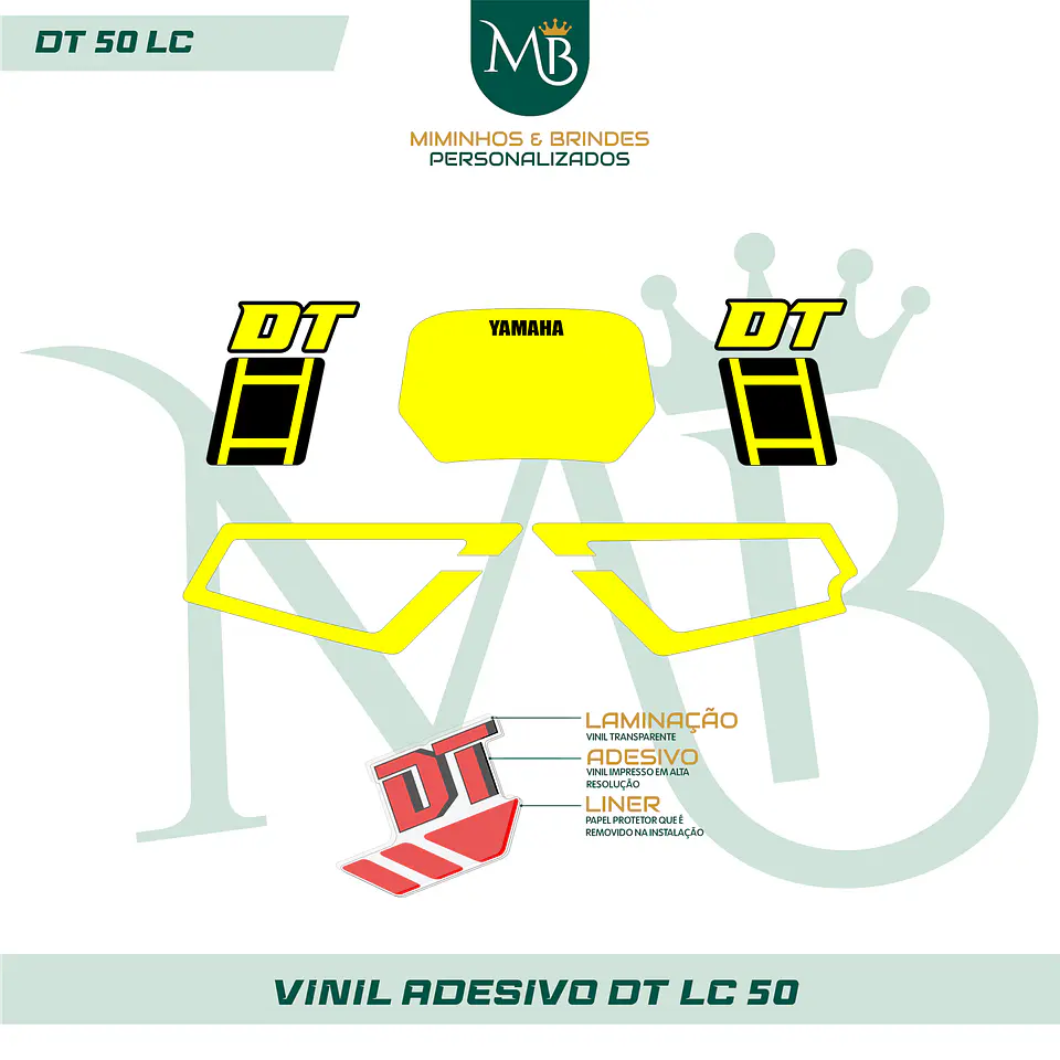 Kit de Autocolantes para DT LC 50 Completo 06 2
