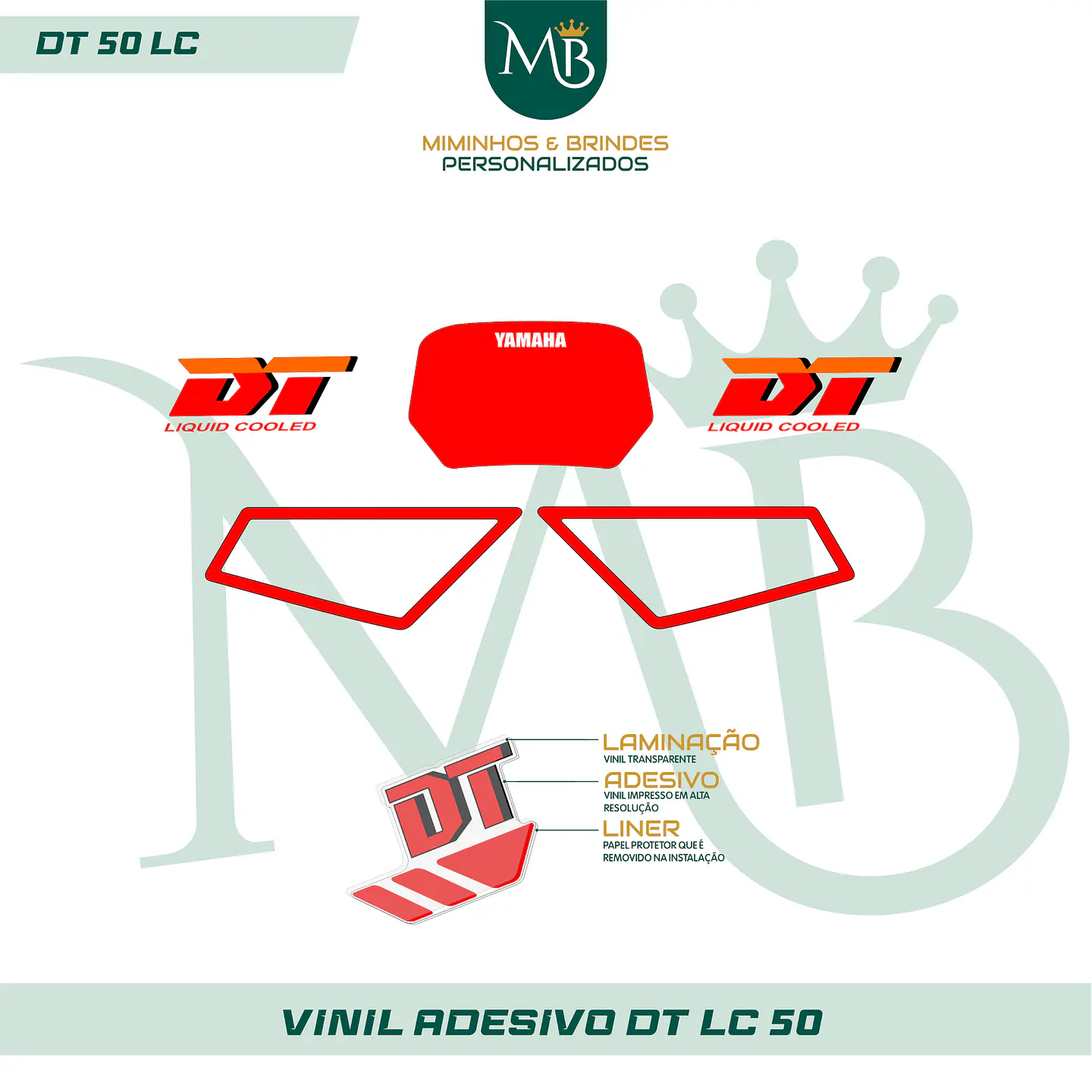 Kit de Autocolantes para DT LC 50 Completo 07 2