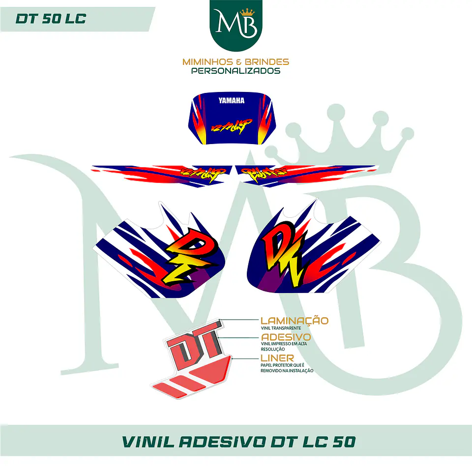 Kit de Autocolantes para DT LC 50 Completo 08 2