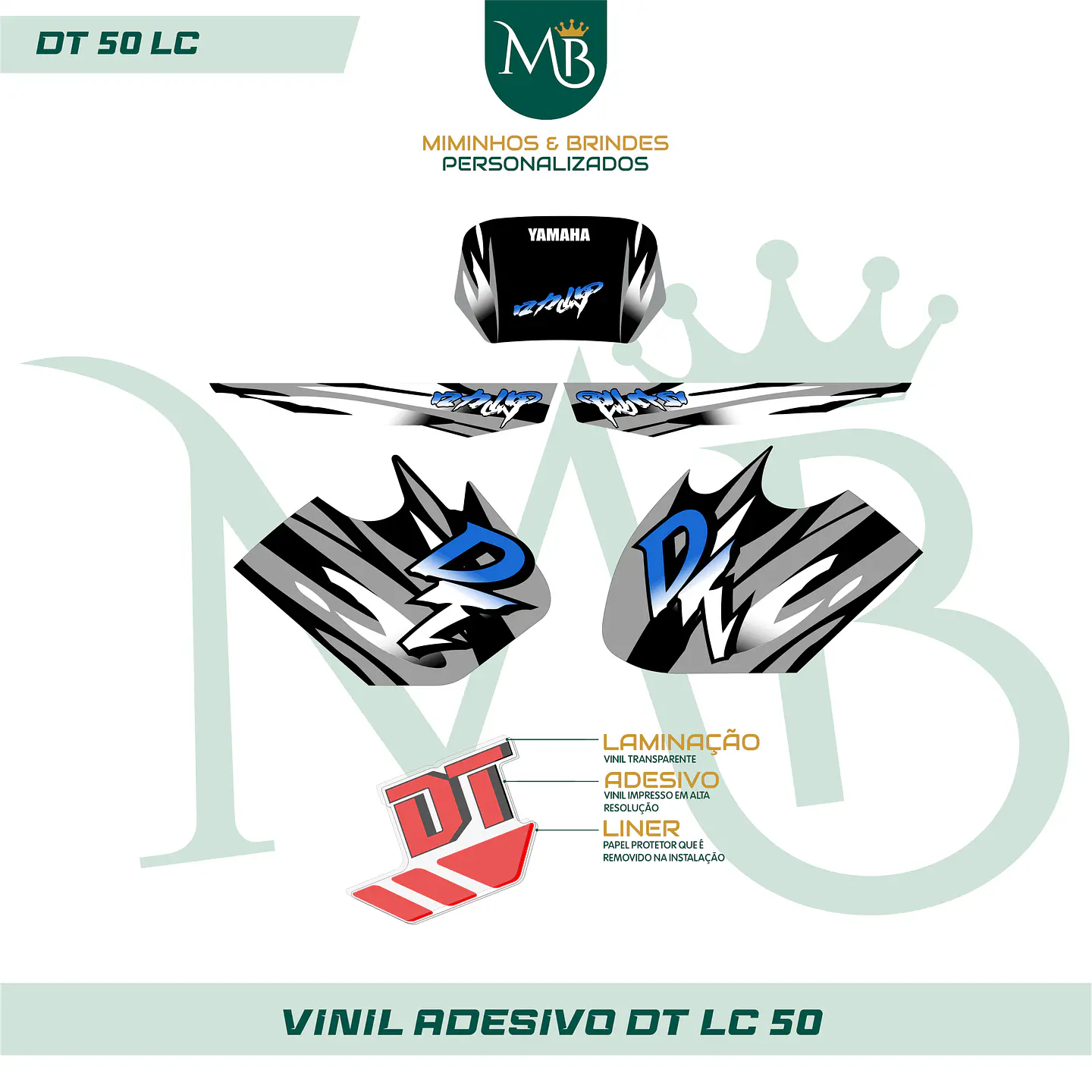 Kit de Autocolantes para DT LC 50 Completo 09 2