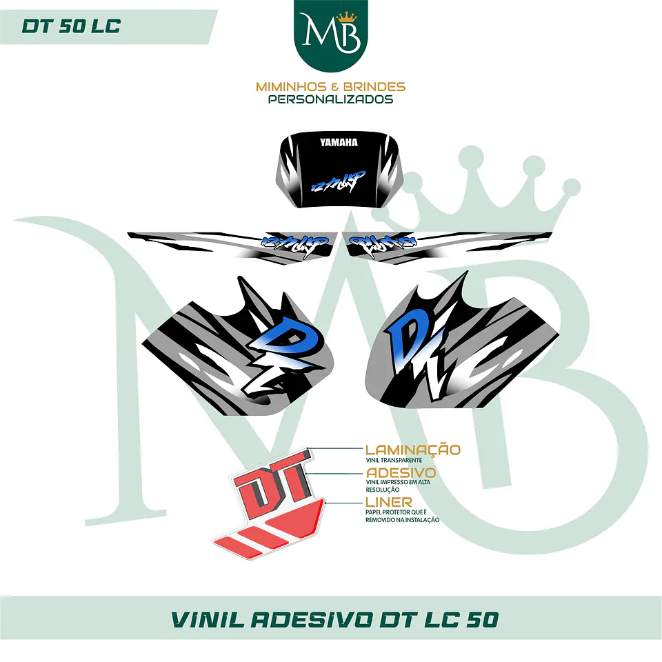Kit de Autocolantes para DT LC 50 Completo 09 2