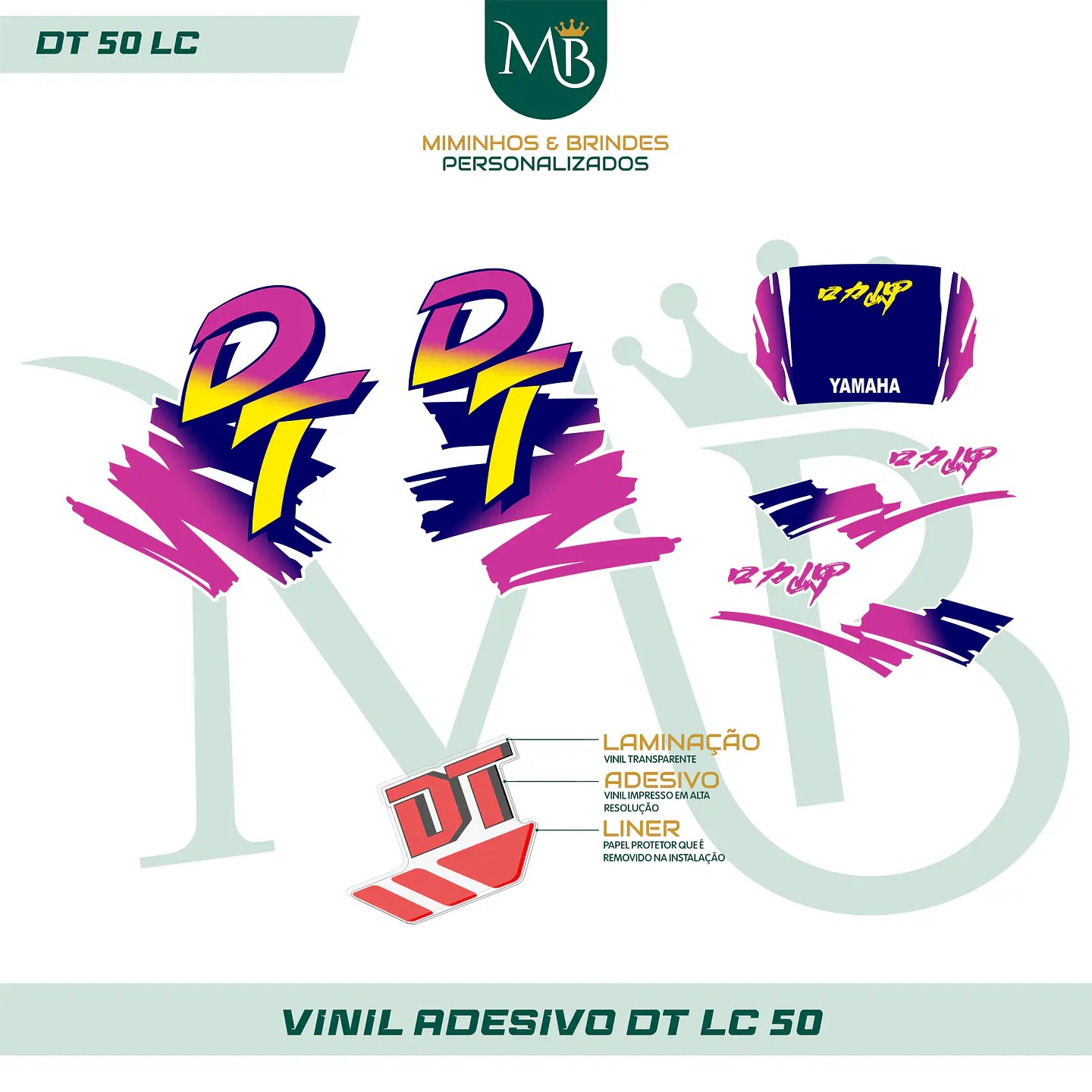 Kit de Autocolantes para DT LC 50 Completo 10 2