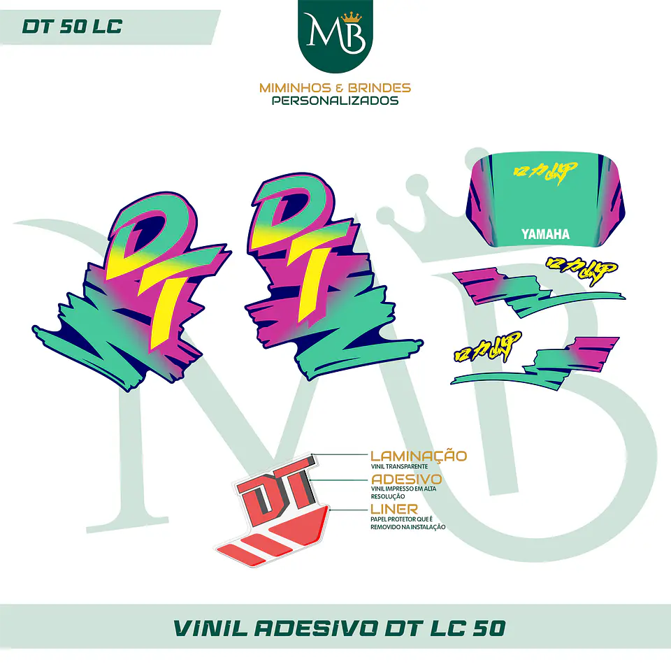 Kit de Autocolantes para DT LC 50 Completo 11 2