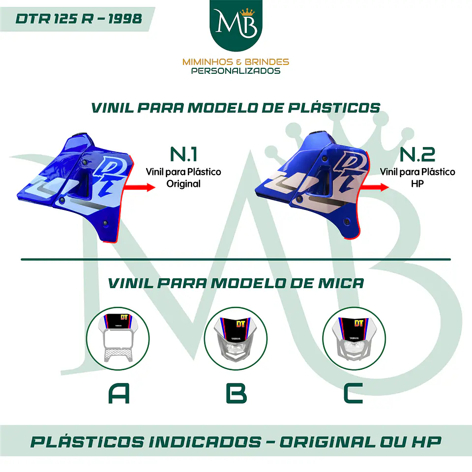 KIT AUTOCOLANTE DTR 125R - 1998 YAMAHA  3
