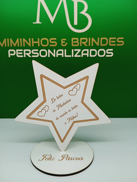 Estrela Pascoa Personalizada 