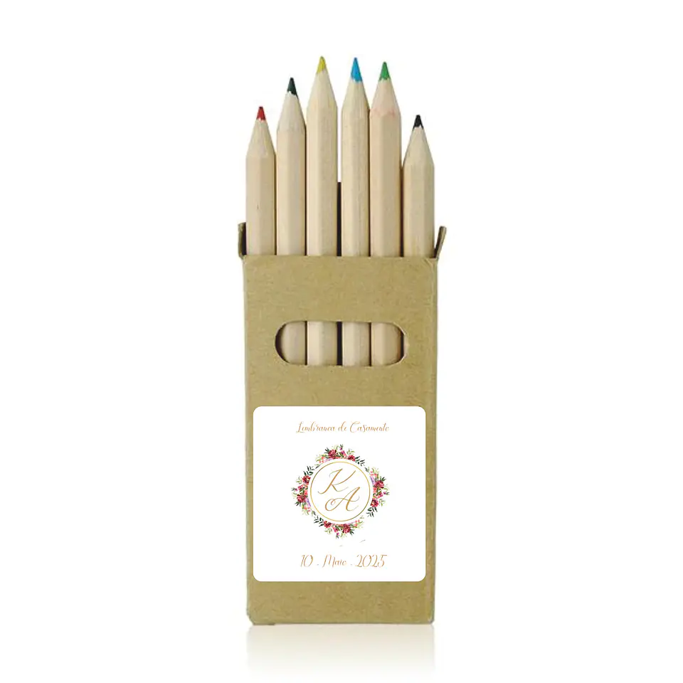 Lembrança Conjunto de 6 Lápis de Cor 2