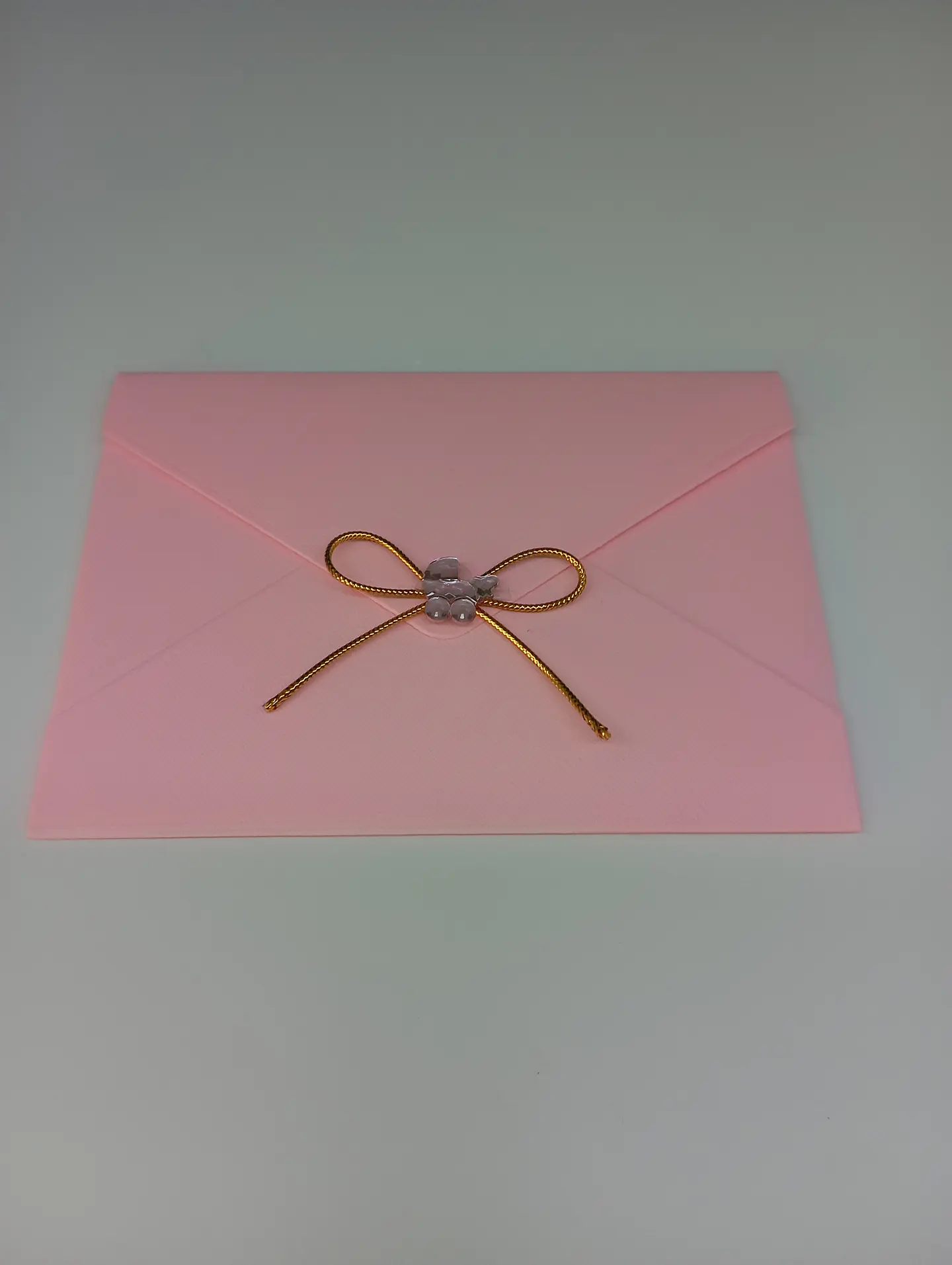 Convite Batizado rosa  3