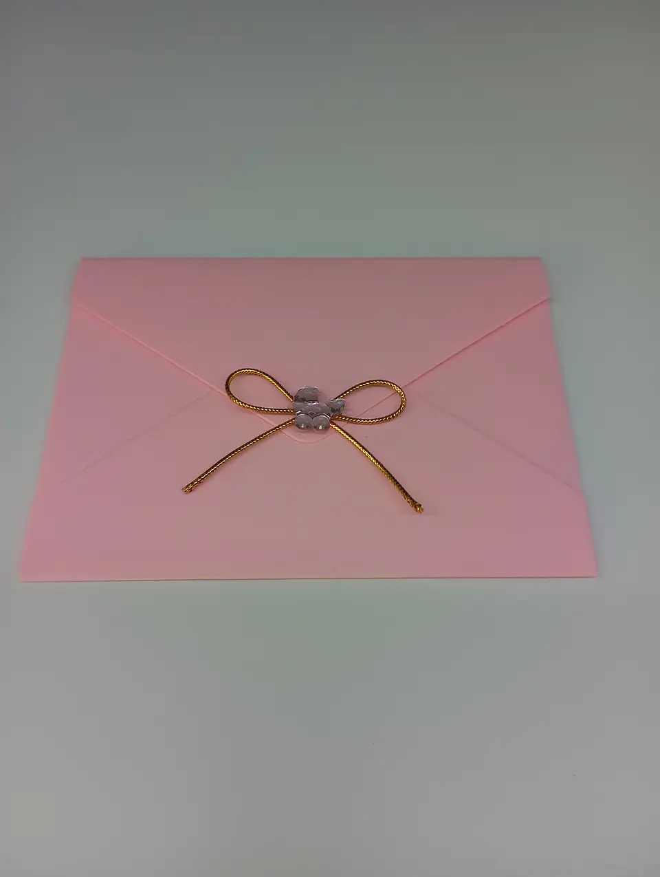 Convite Batizado rosa  3