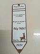 Marcador de Livro Lápis Natal  Personalizado - Thumbnail 2