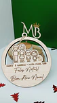 Bola Natal Família Personalizada  - Thumbnail 9