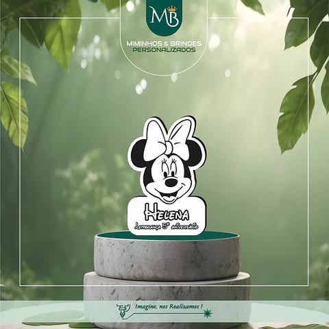 Íman Lembrança de Aniversário – Tema Minnie