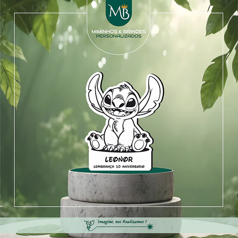 Íman Lembrança de Aniversário – Tema Stitch