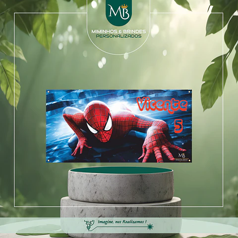 Lona Homem Aranha 