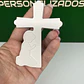 Cruz com Menino (a)  em Oração em Gesso Perfumado - Thumbnail 1