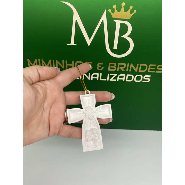 Cruz com Sagrada Família em Gesso Perfumado 1