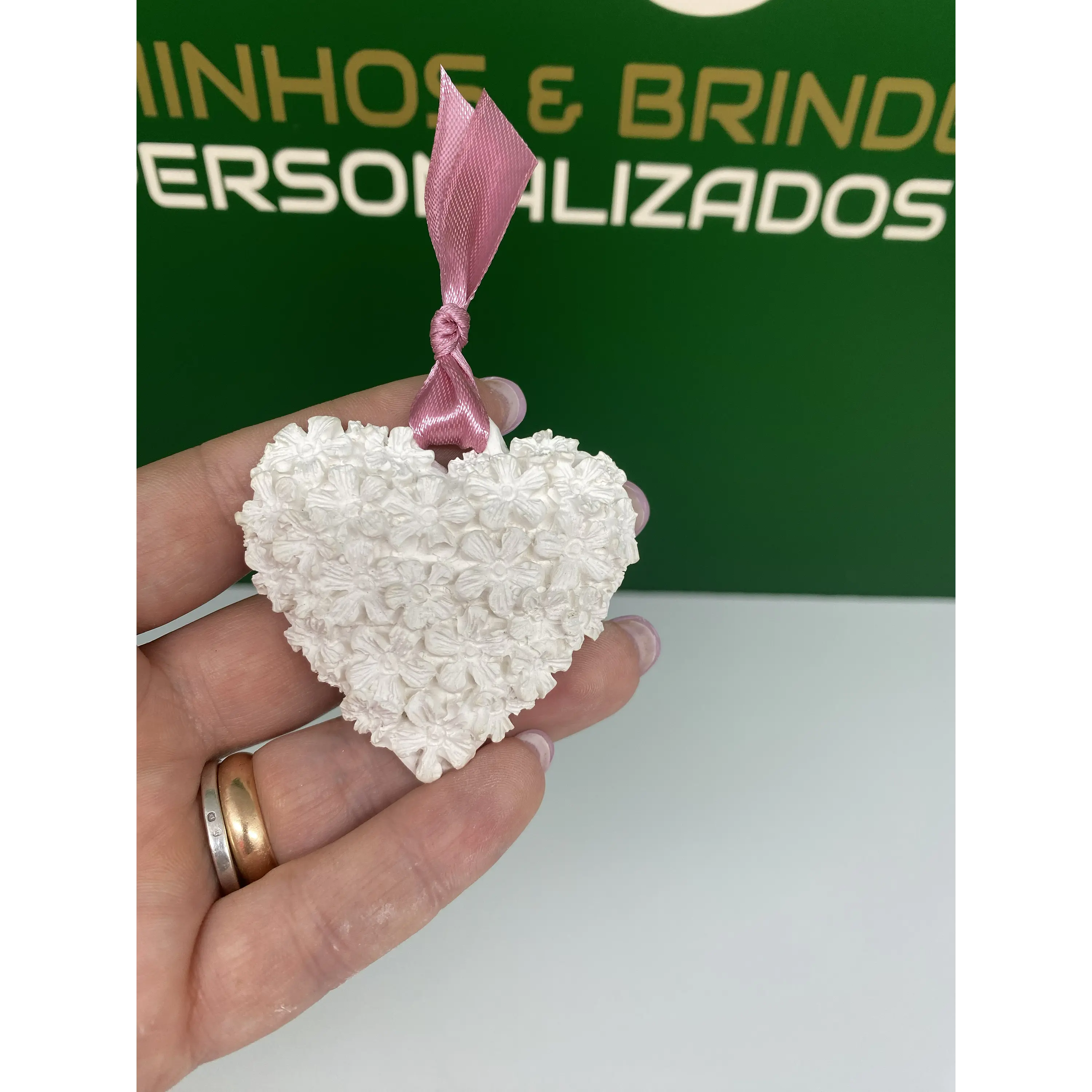Coração Gesso Perfumado  1