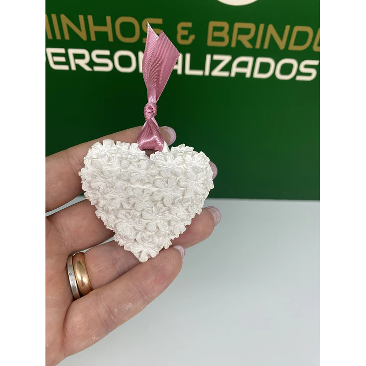 Coração Gesso Perfumado  1