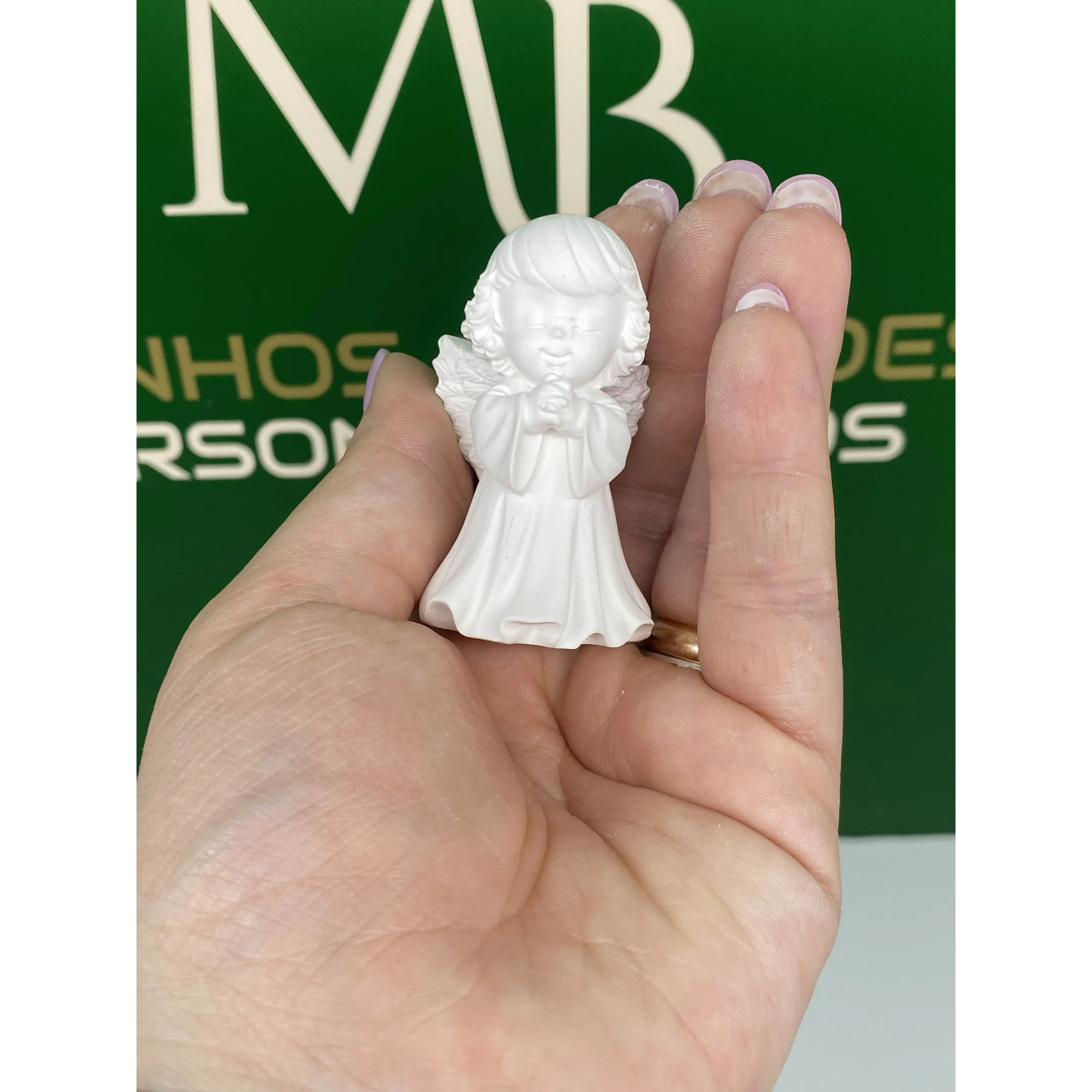 Anjo em Oração em Gesso Perfumado 1