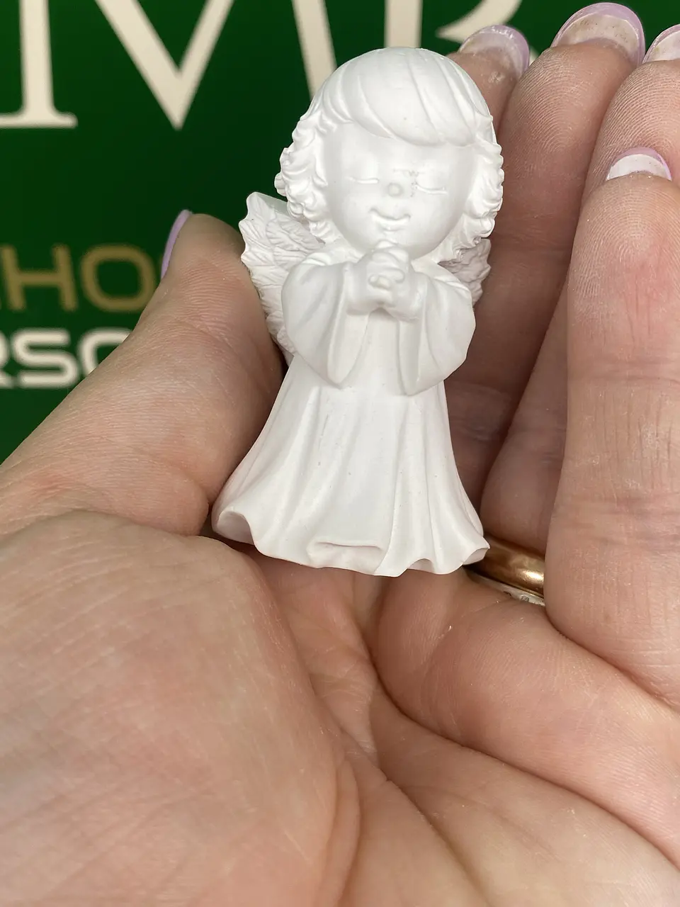 Anjo em Oração em Gesso Perfumado 3