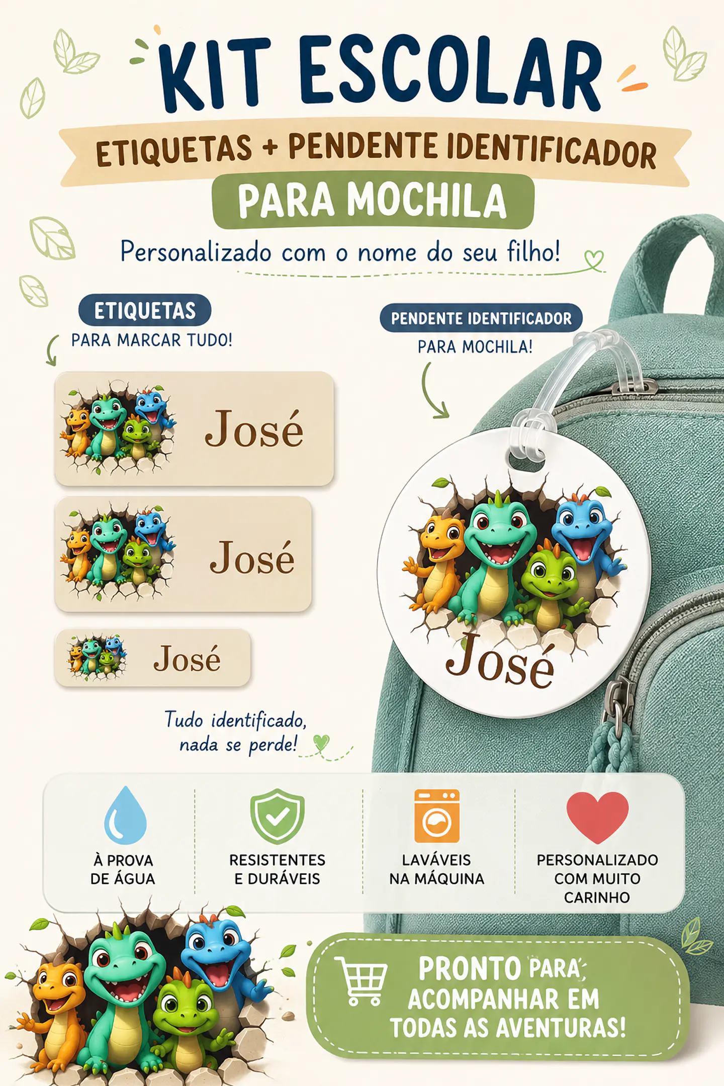 🎒 Kits Escolares Personalizados 4