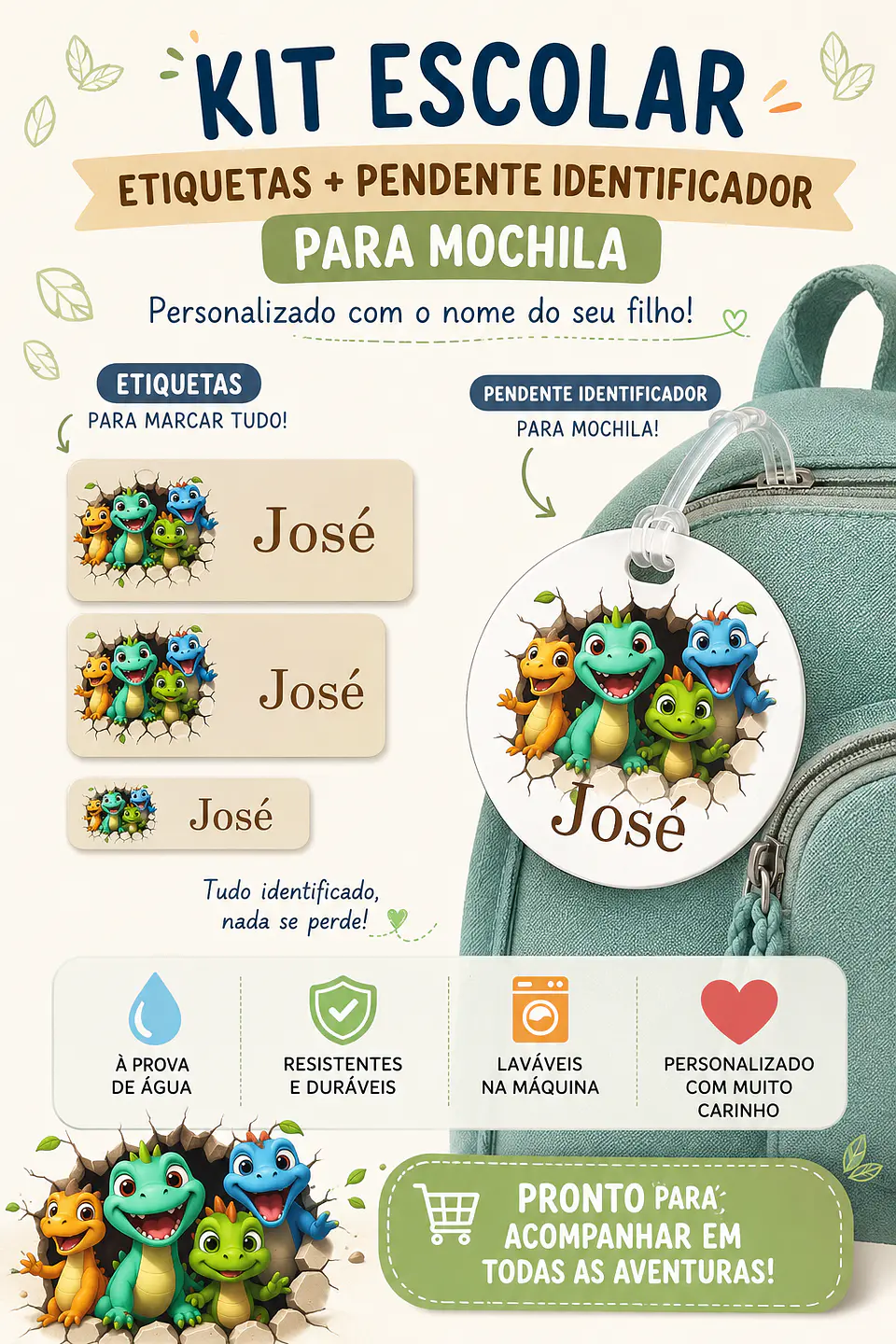 🎒 Kits Escolares Personalizados 4