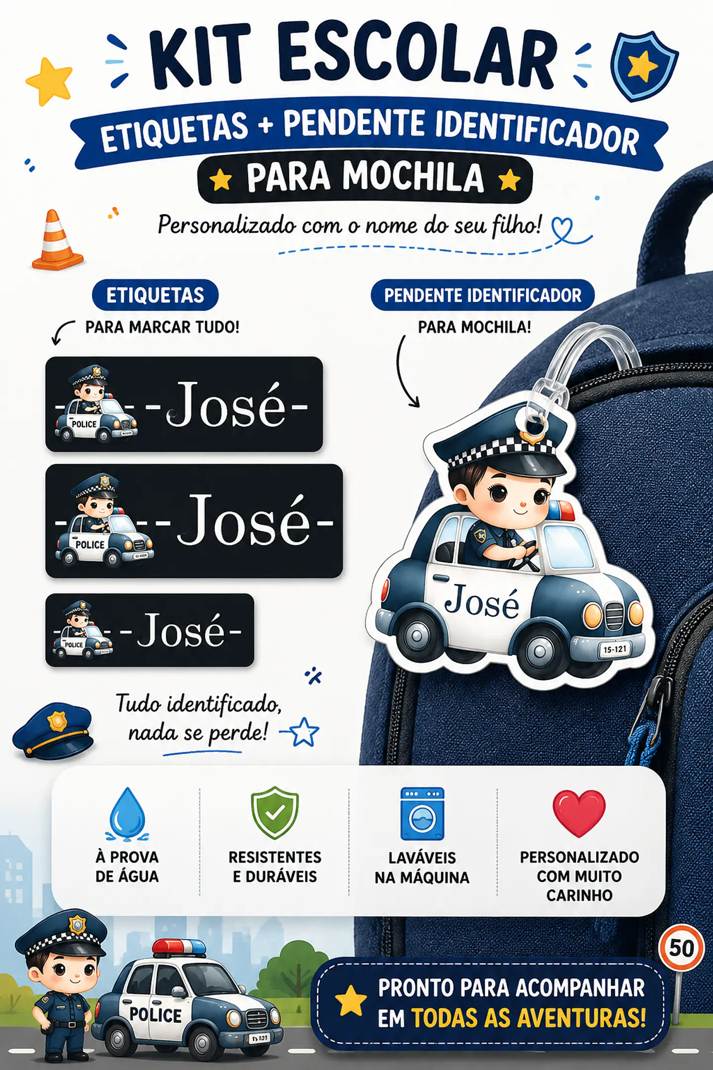 🎒 Kits Escolares Personalizados 15