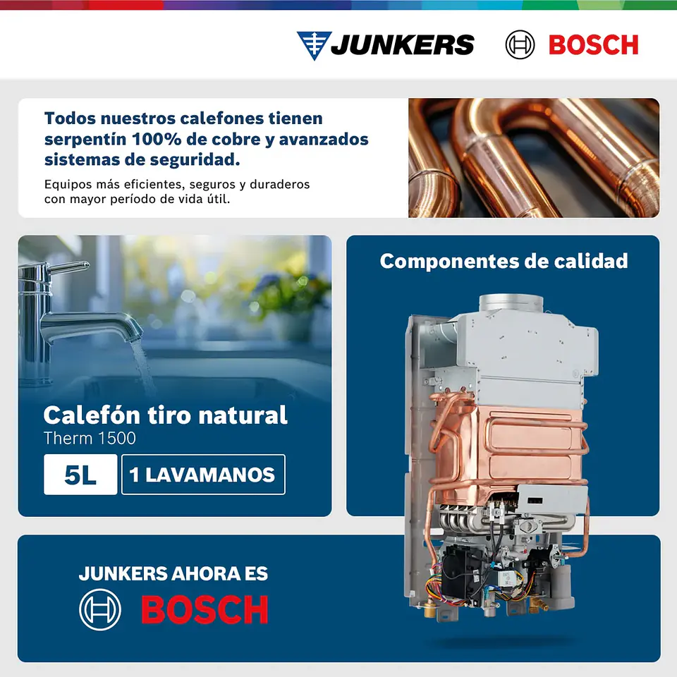 Calefont Gas Licuado 5 Litros 6