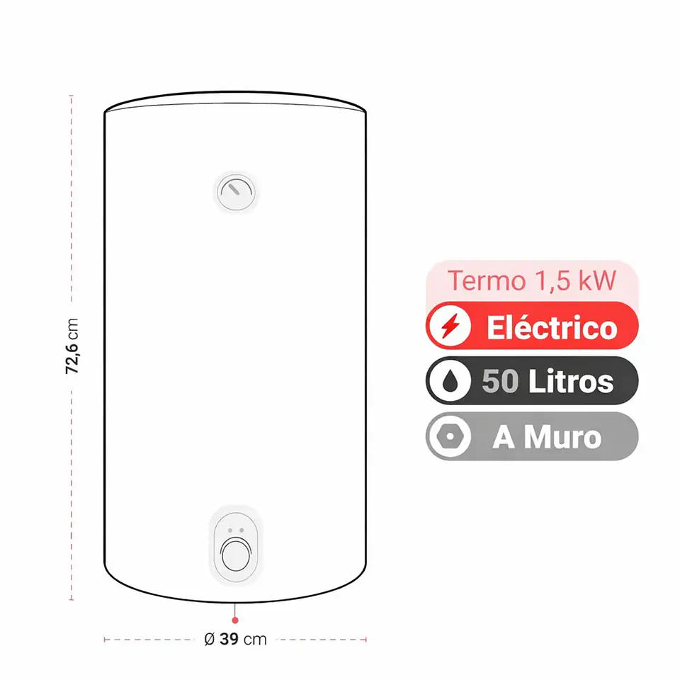 Termo Eléctrico 50 Litros 7