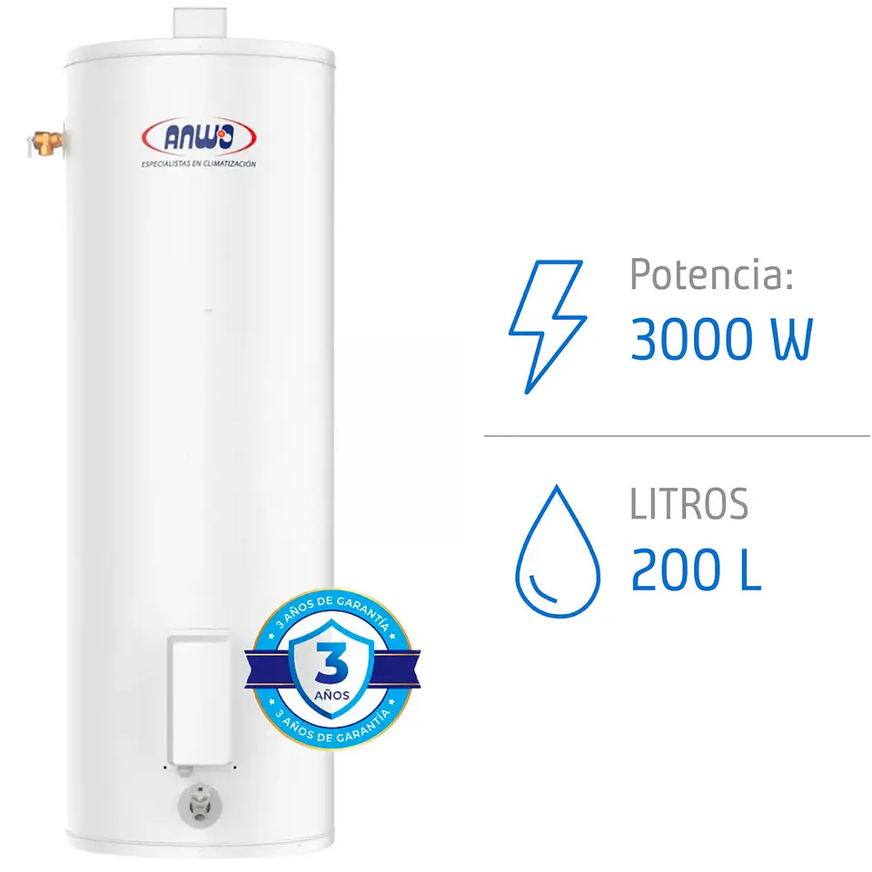 Termo Eléctrico 200 Litros 2