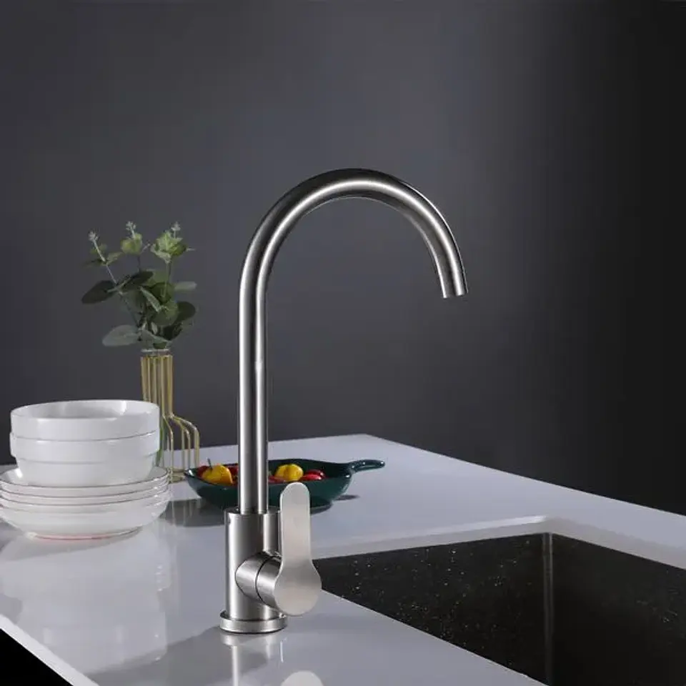 Griferia Cocina New Home 1 Jet Brushed 3