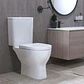 WC Two Piece Atenas Rimless ADA Descarga a Muro 180 mm - Miniatura 2