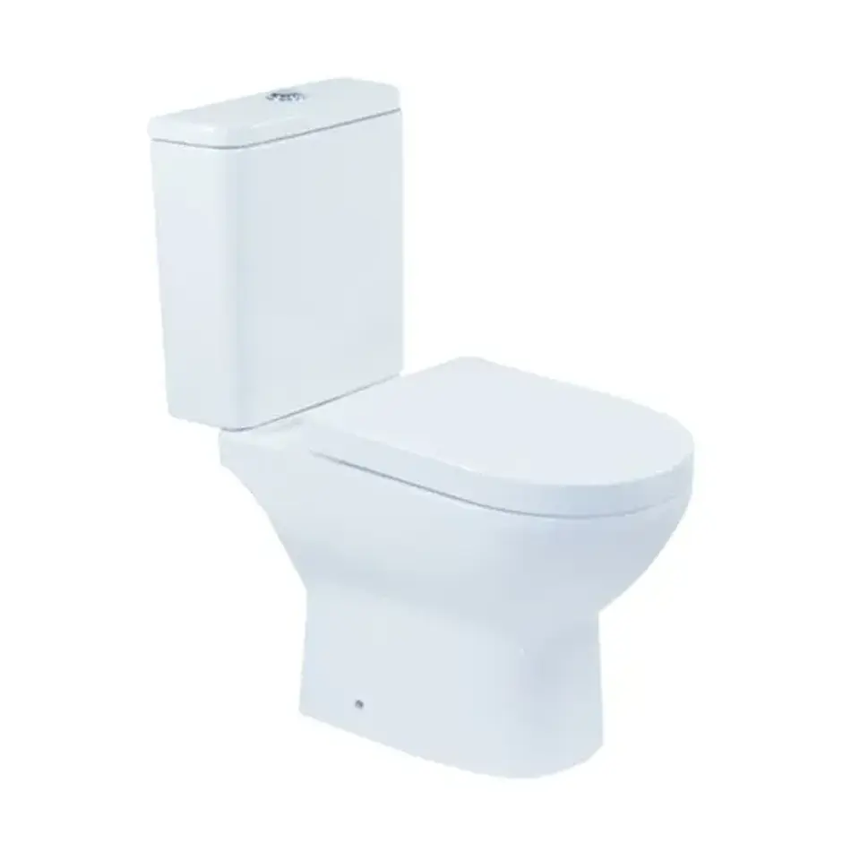 WC Two Piece Atenas-n Rimless Descarga a Muro 180 mm  Comparte Stock Disponi 1