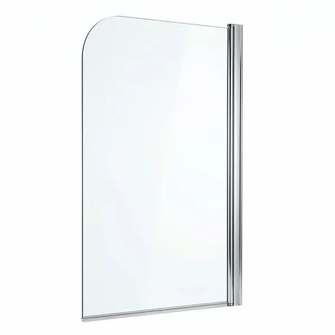 Mampara Ducha Tina Style Abatible Vidro Templado Ángulo Curvo 900x1400 mm