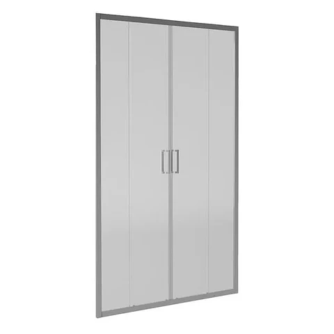 Mampara Ducha Style Doble Corredera Vidro Templado 1400x1980 mm