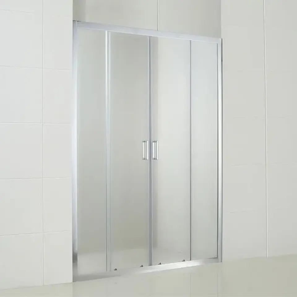 Mampara Ducha Style Doble Corredera Vidro Templado 1400x1980 mm 2