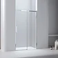 Mampara Ducha Grecia Corredera Vidrio Templado Reversible Cromada 1400x1950 mm - Miniatura 1