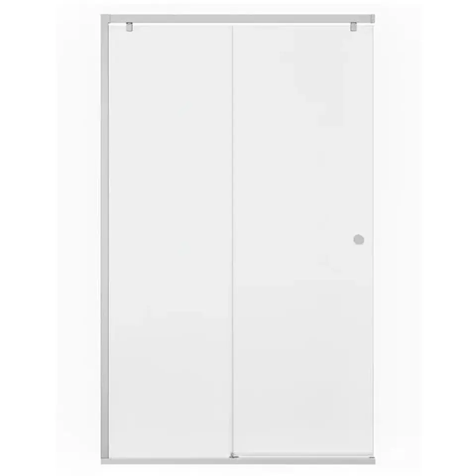 Mampara Feme Abatible y Corredera Cromo 990x1400 mm Tina 1