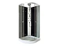 Cabina 198x90x90 cm Curva 6 Jets negro - Miniatura 2